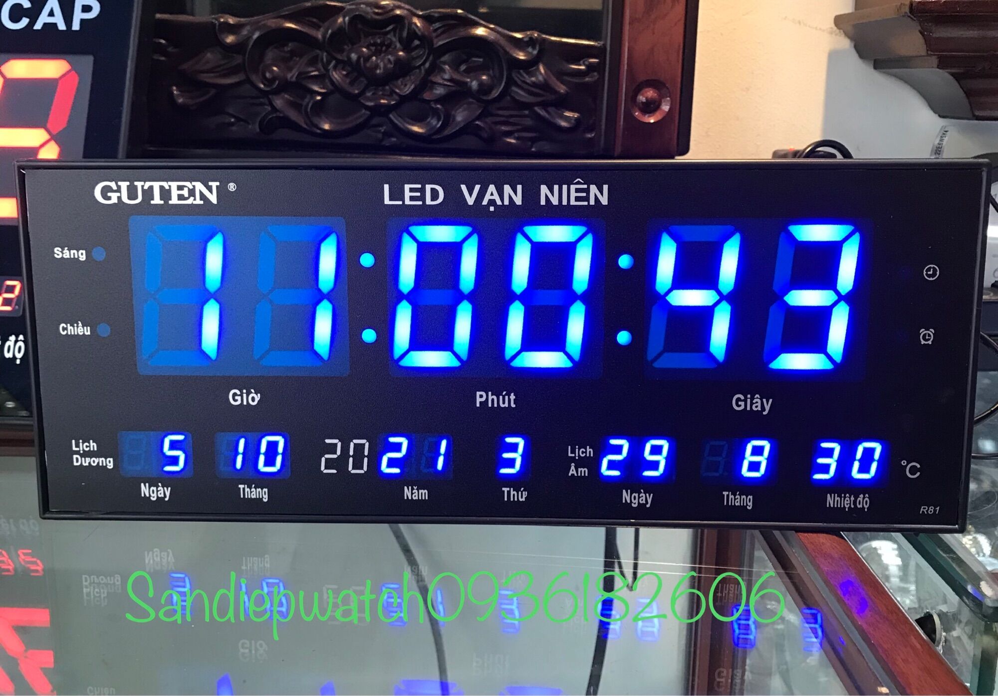 ĐỒNG HỒ LED VẠN NIÊN GUTEN