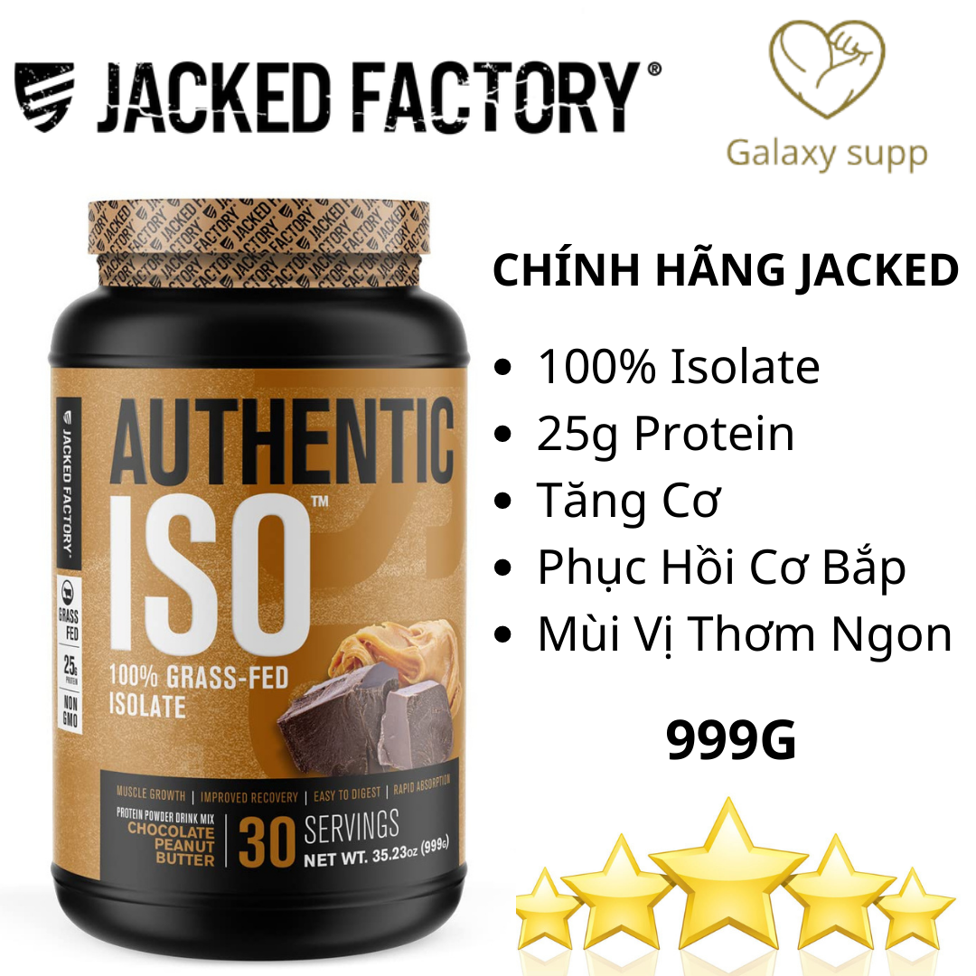 Jacked Factory Iso Whey Protein Tăng Cơ Tinh Khiết 30 Servings