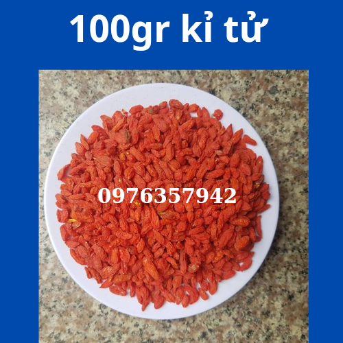 Kỉ tử loại đẹp 100gr dùng pha trà, hàng xịn
