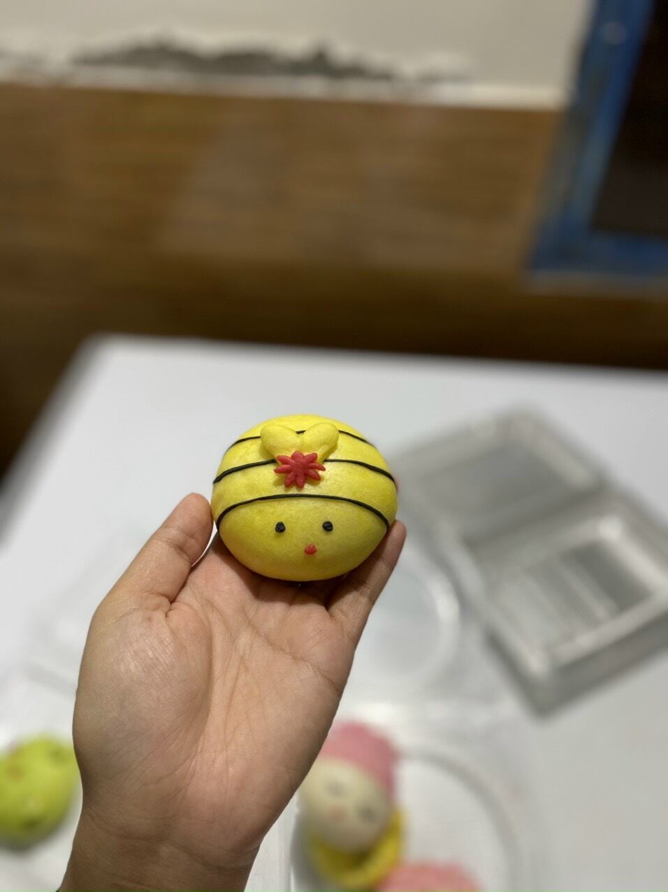 🐣🐱SET BÁNH BAO HÌNH THÚ 🐷🐮🐔6 Bánh