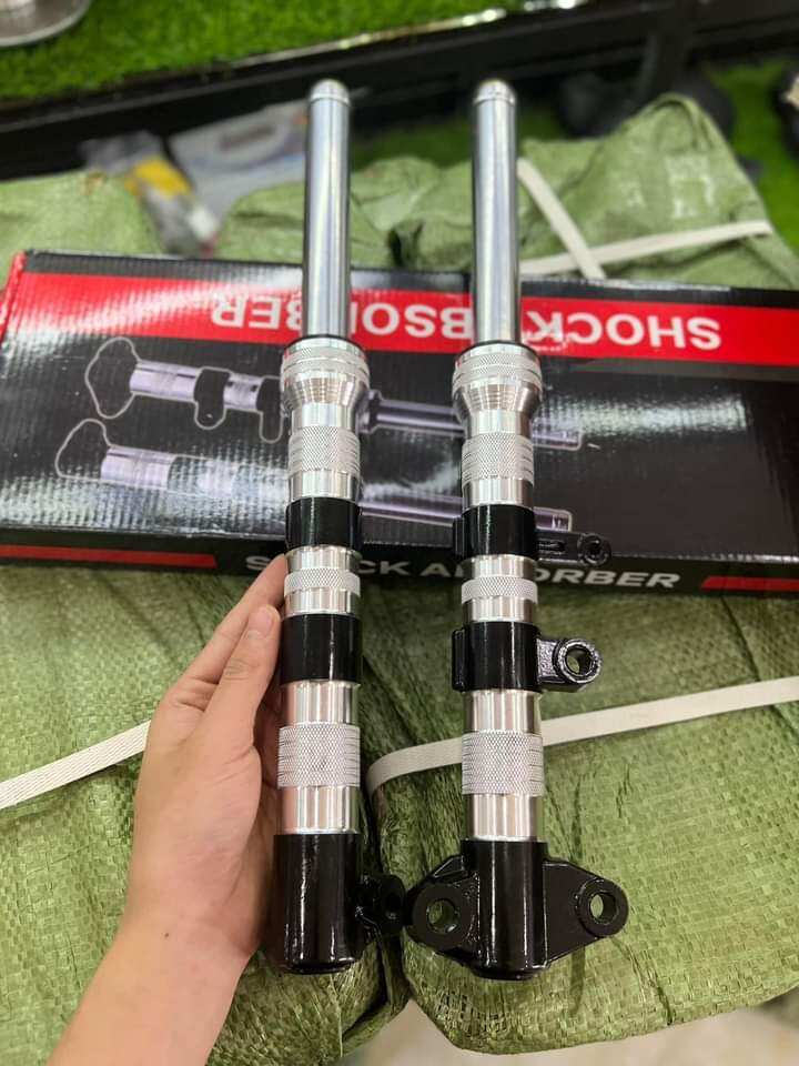 Cặp phuộc trước phây thái cho sirius 110 và 50cc nhúm êm