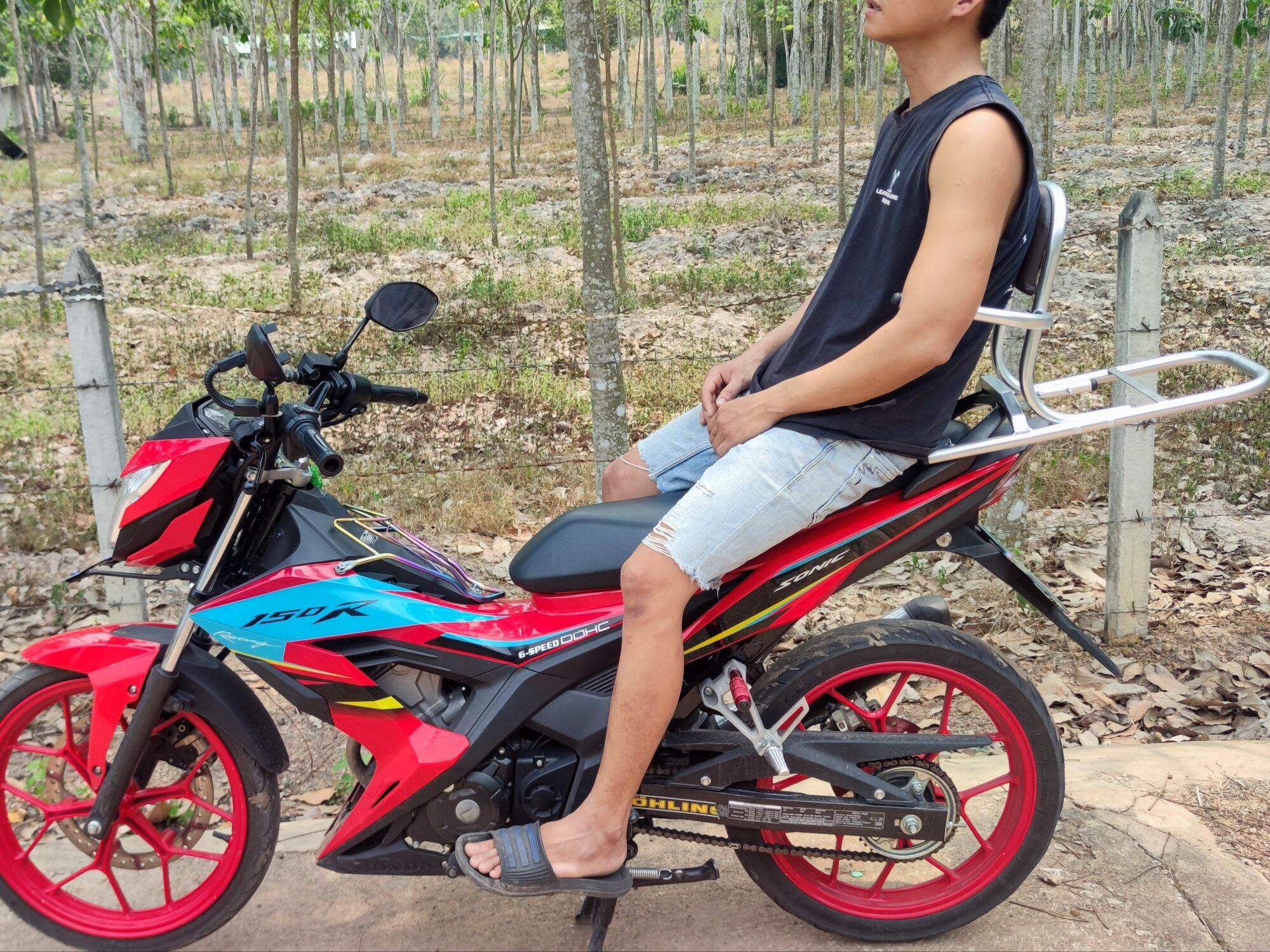 ( tặng lót tay) Baga phượt cho xe SONIC