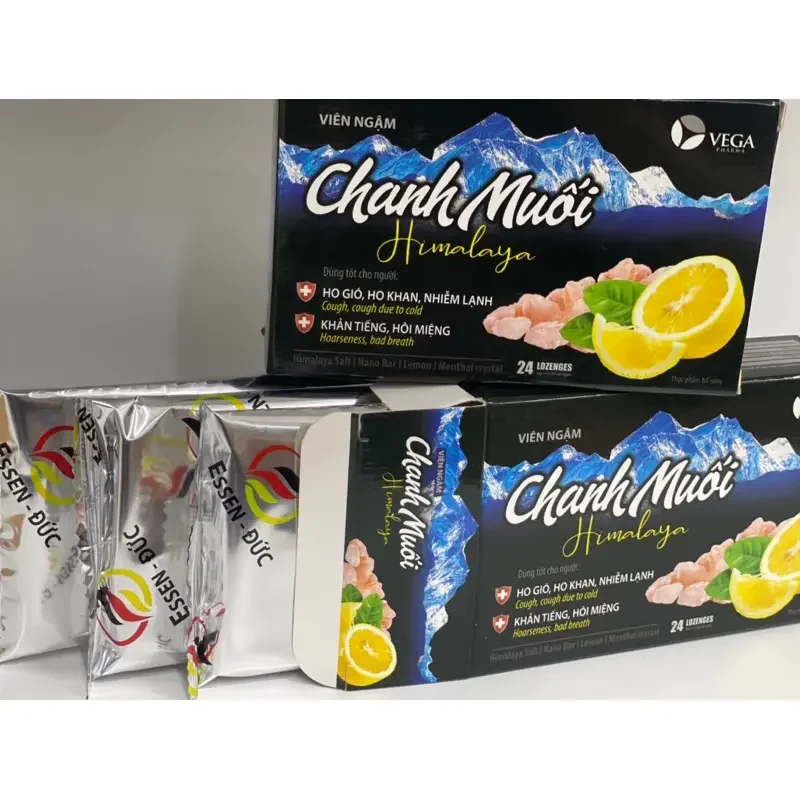 Viên ngậm CHANH MUỐI Himalaya _ Thơm miệng, giảm ho
