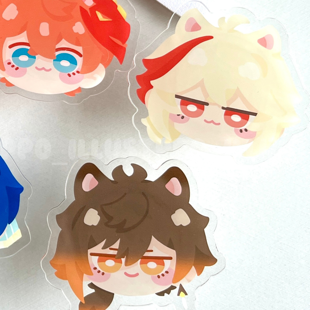 Ppo | Giá đỡ điện thoại Griptok Popsocket Anime Genshin Impact 5cm