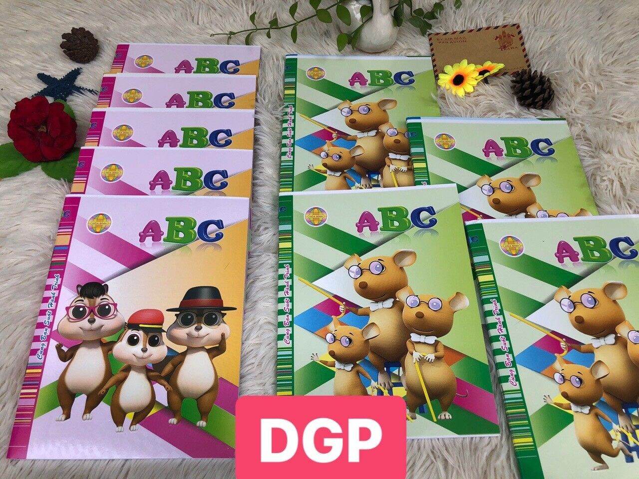 LỐC 10 QUYỂN TẬP ABC HÒA BÌNH 96 TRANG ĐL 80 GSM