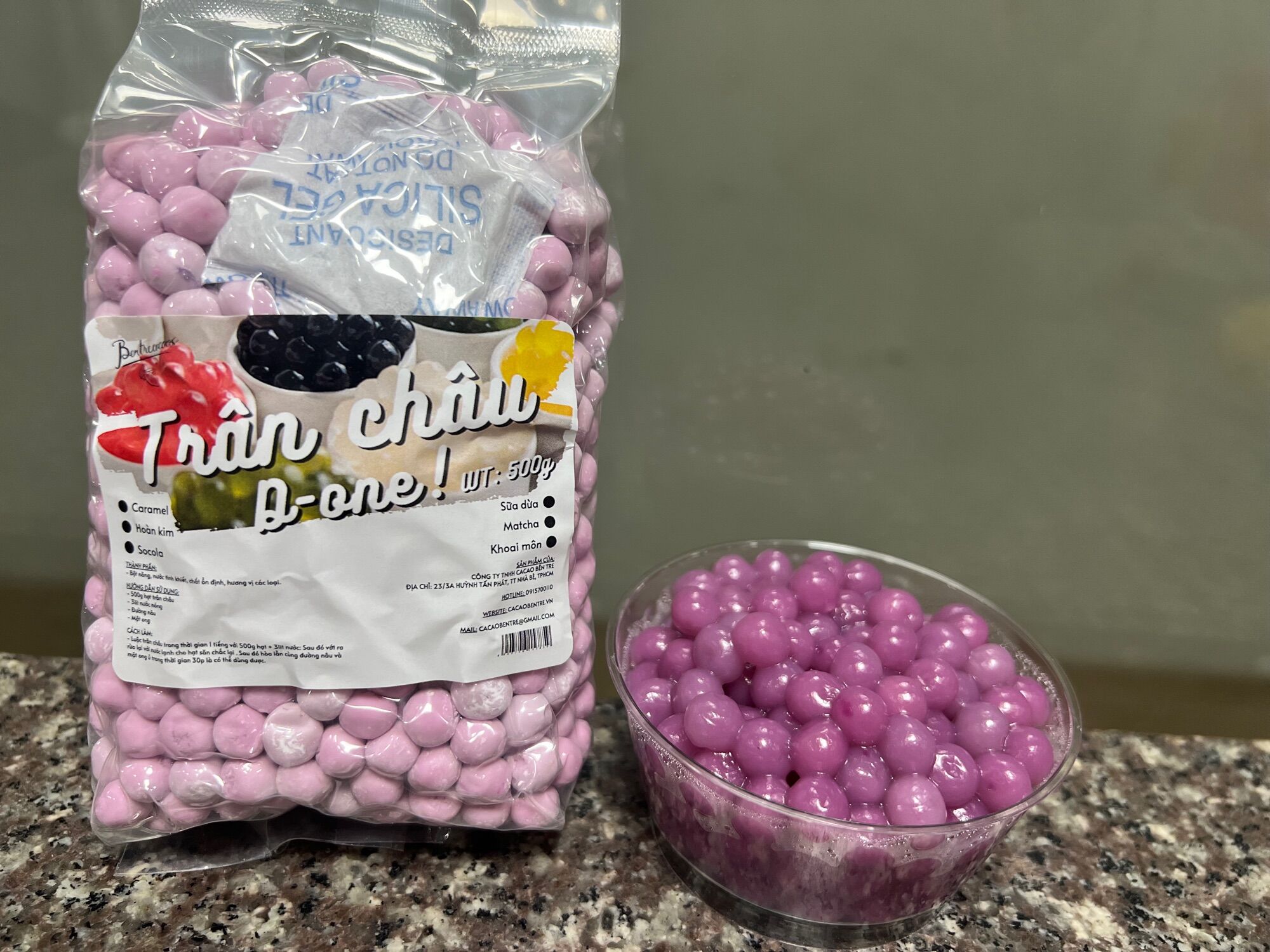 Trân châu mochi dẻo 6 vị ( 2,5kg)