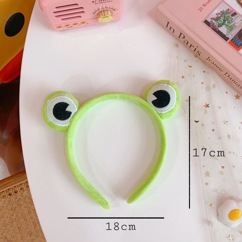Cài tóc, bờm tóc con ếch xanh siêu cute dễ thương