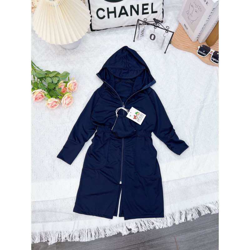 Áo chống nắng dáng dài tặng kèm khẩu trang cho bé , size từ 8-35kg - 3