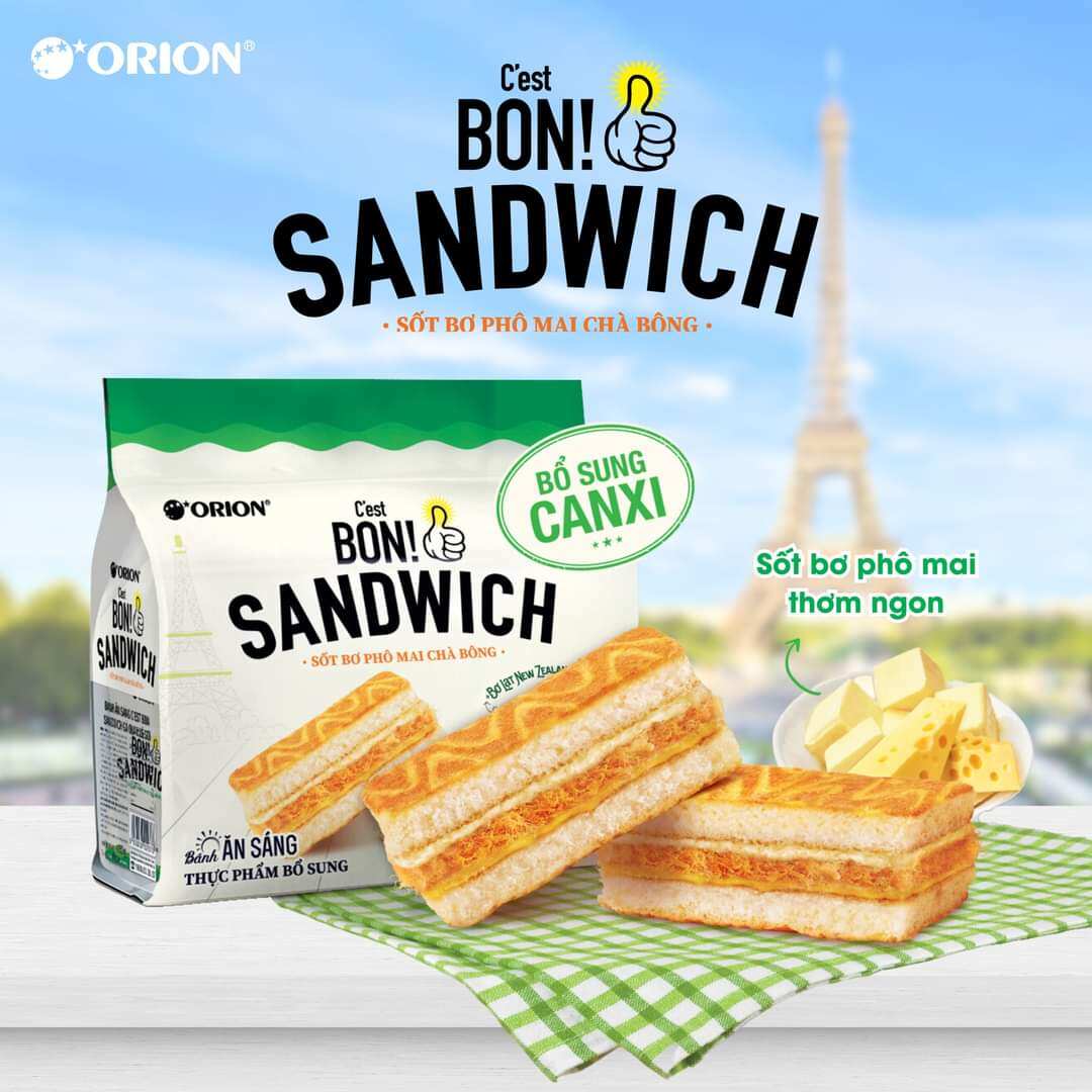 Bánh sandwich sốt phô mai