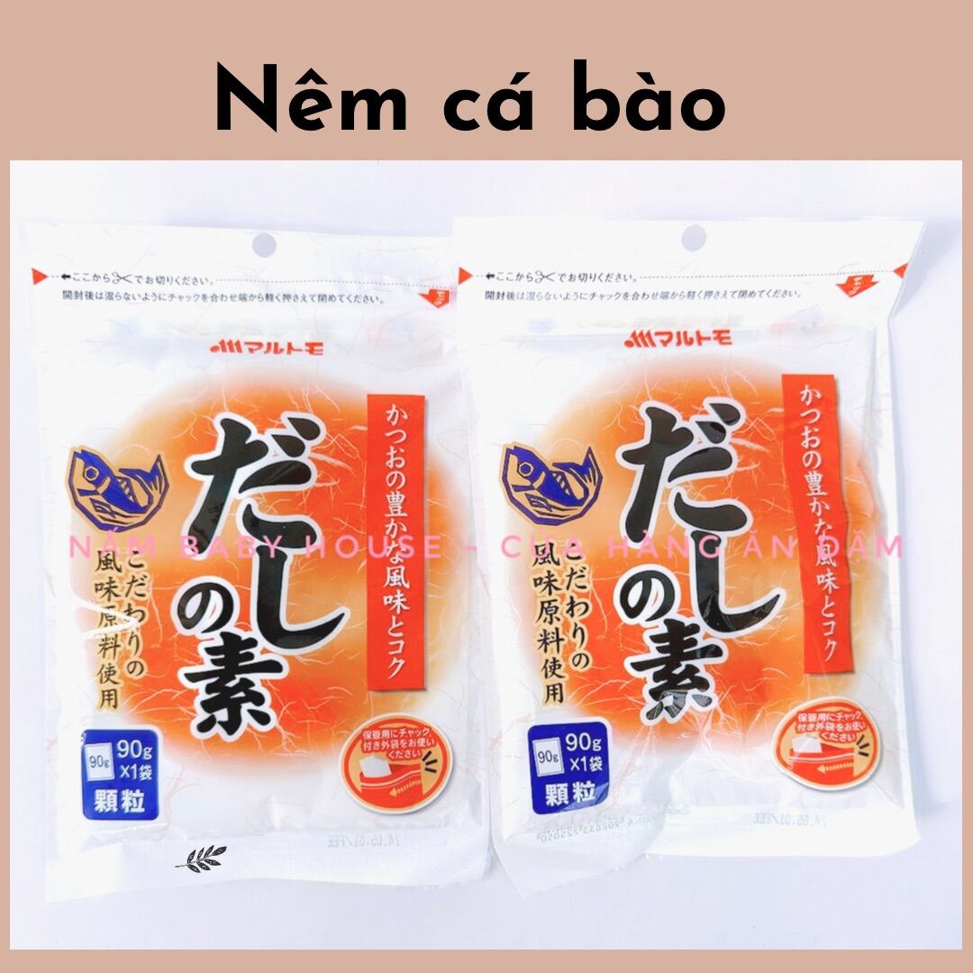 Hạt nêm cá bào Marutomo Nhật Bản cho bé ăn dặm 90g - nêm dashi