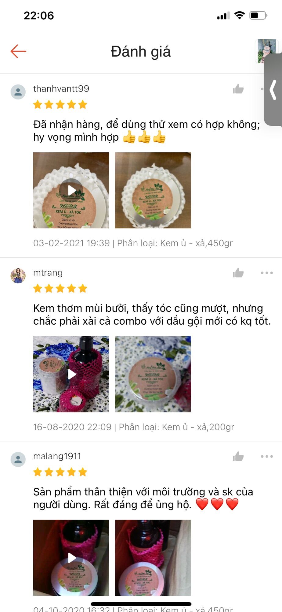 Kem xả tóc thảo mộc 450gr
