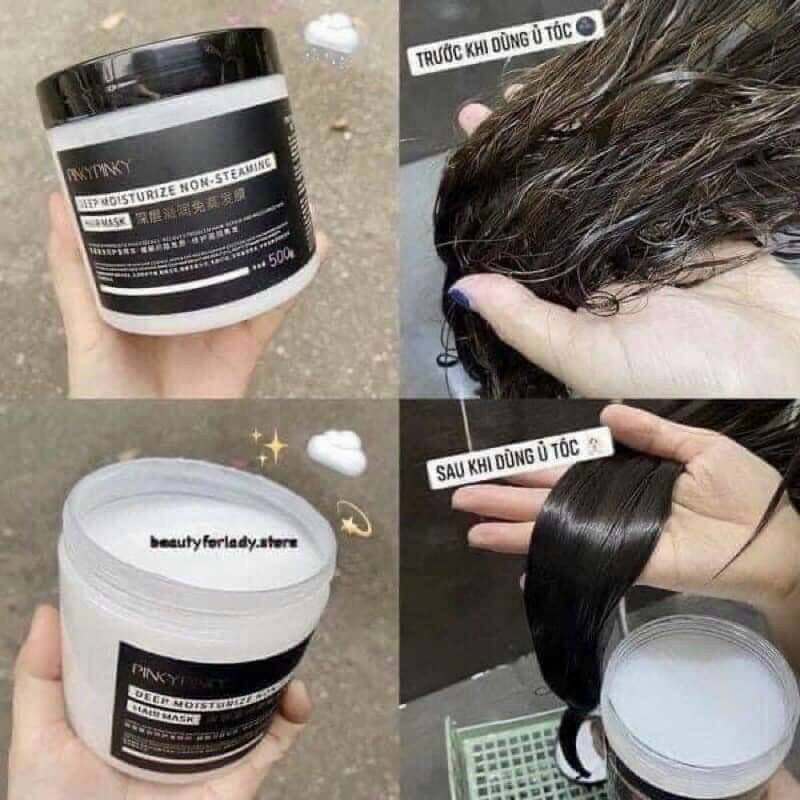 Kem ủ tóc pinky dưỡng tóc và phục hồi tóc hư tồn siêu hot