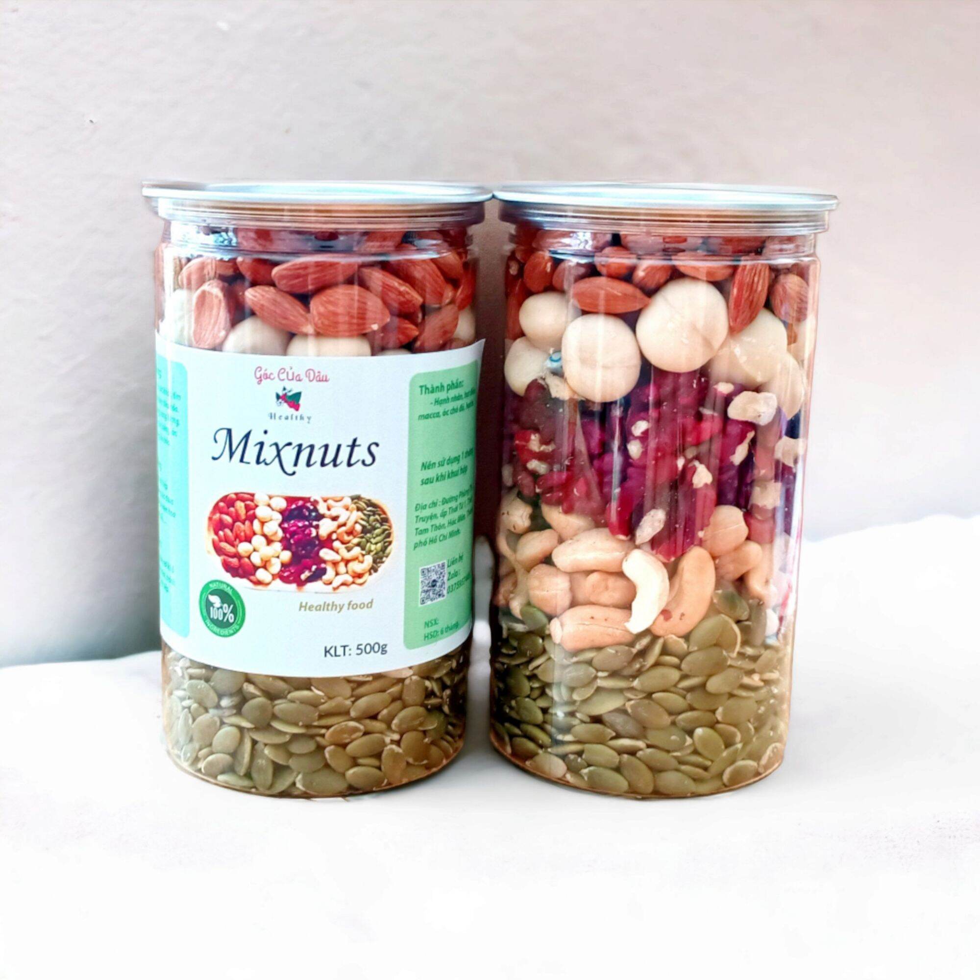 Mix 5 hạt dinh dưỡng không đường 500g