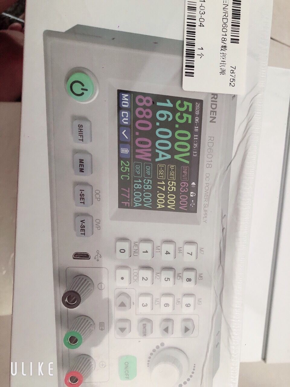 Bộ nguồn riden rd6018w có wifi
