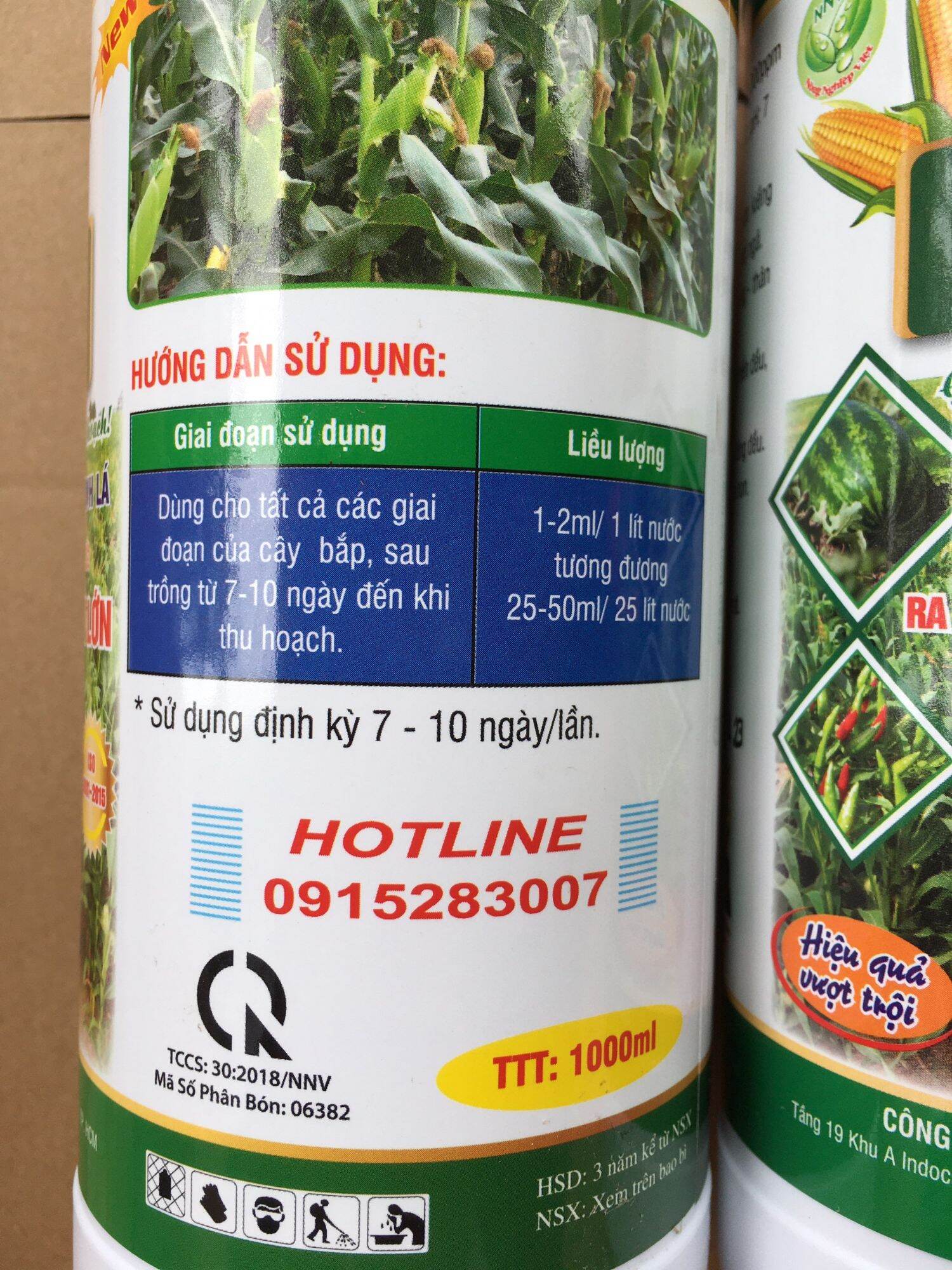 PHÂN BÓN MAX ROOT - BUNG ĐỌT RA RỄ BẮP CHAI 1L.