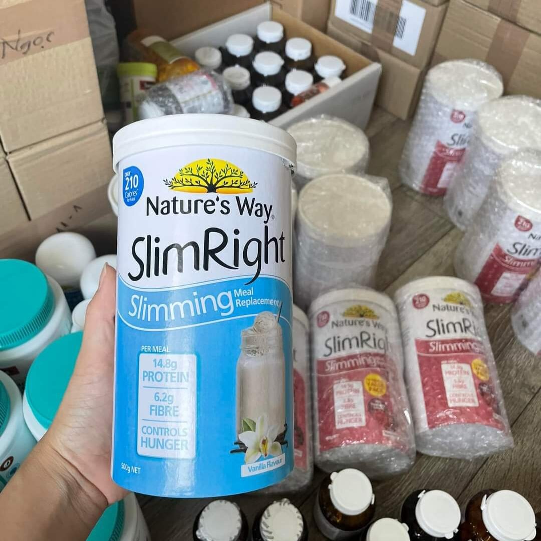 Sữa bột giảm cân Nature's Way SlimRight. Hộp 500g