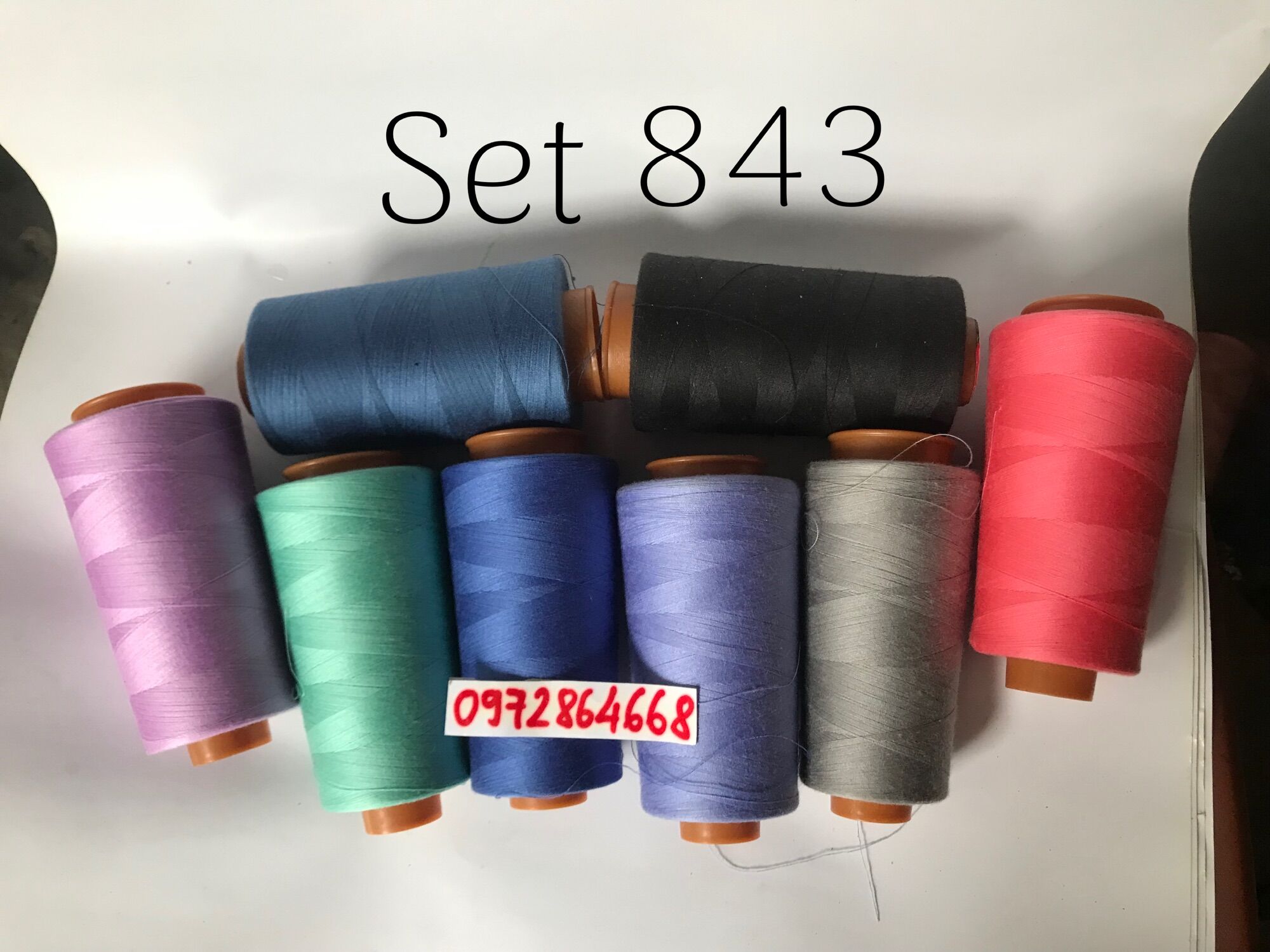 Set chỉ sợi nhỏ may áo dài