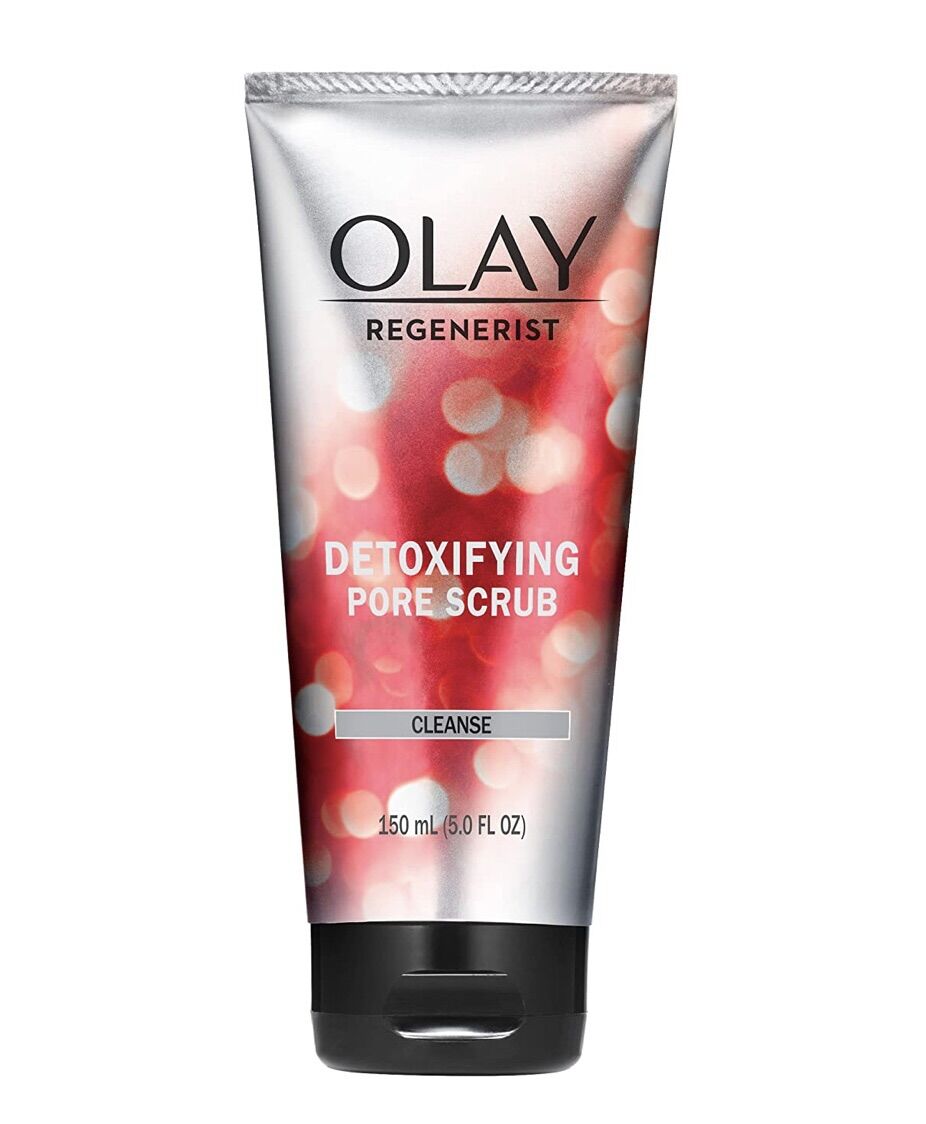 Sữa rửa mặt có hạt Olay Detoxifying Pore Scrub hàng Mỹ, 150ml