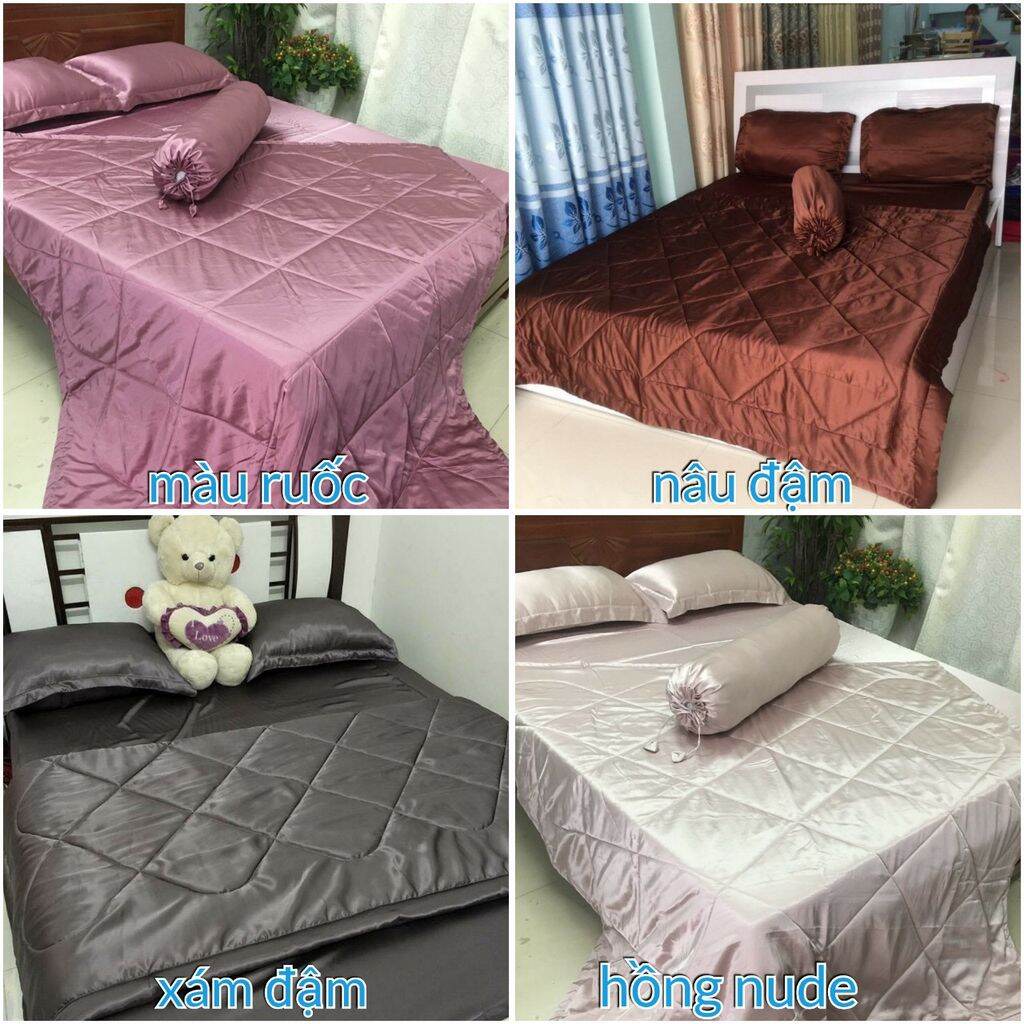 bộ chăn ga và vỏ gối phi bóng