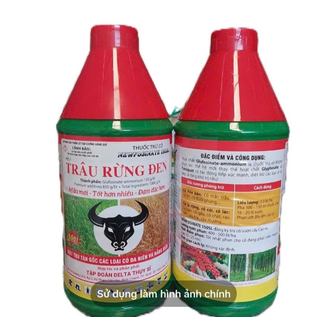 Thuốc trừ cỏ TRÂU RỪNG ĐEN COMBO 20 CHAI 900ml 1 thùng
