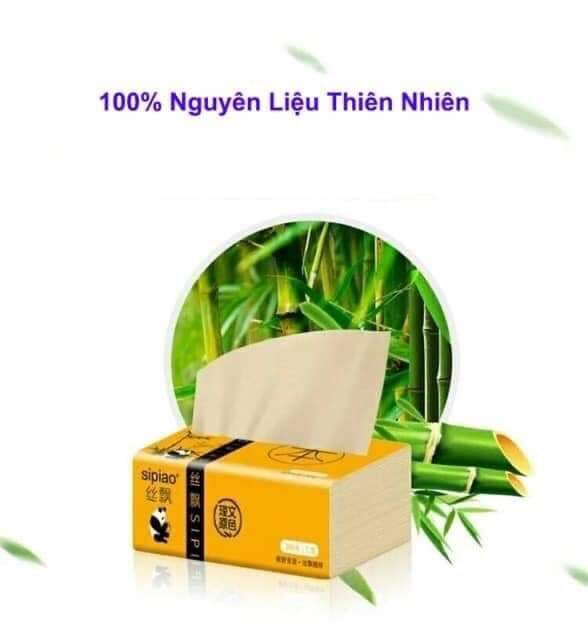 Xả kho ! 1 thùng (30 gói ) KHĂN GIẤY GẤU TRÚC SIPIAO