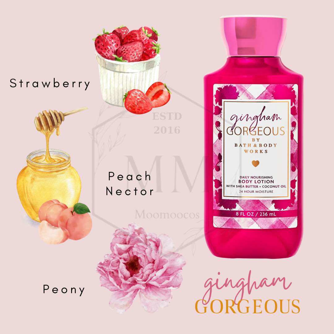 [Moomoocos] Gingham Gorgeous - Xịt thơm toàn thân Bath & Body Works Body Mist