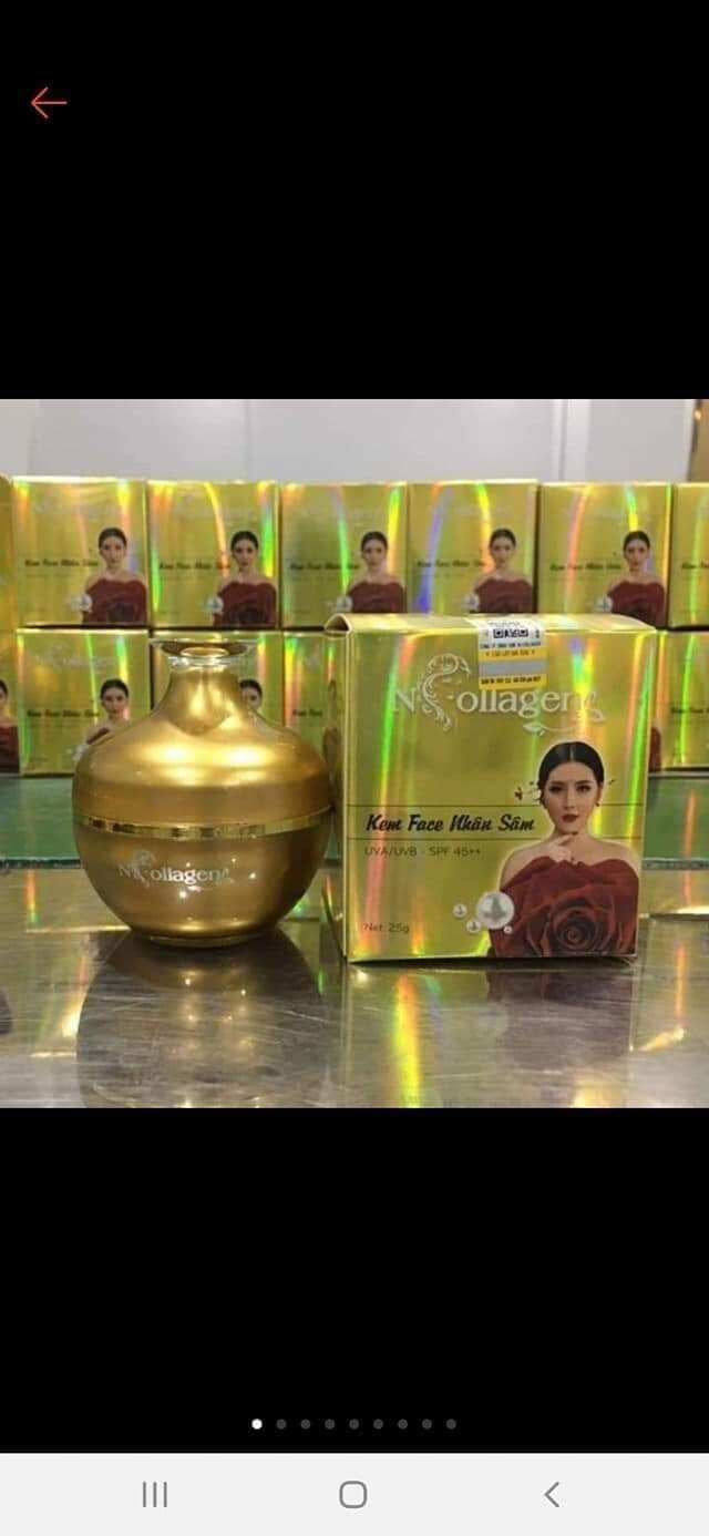 [HCM]Kem face Nhân Sâm Ncollagen(Tặng Kèm Sét Tẩy Tế Bào Chết)