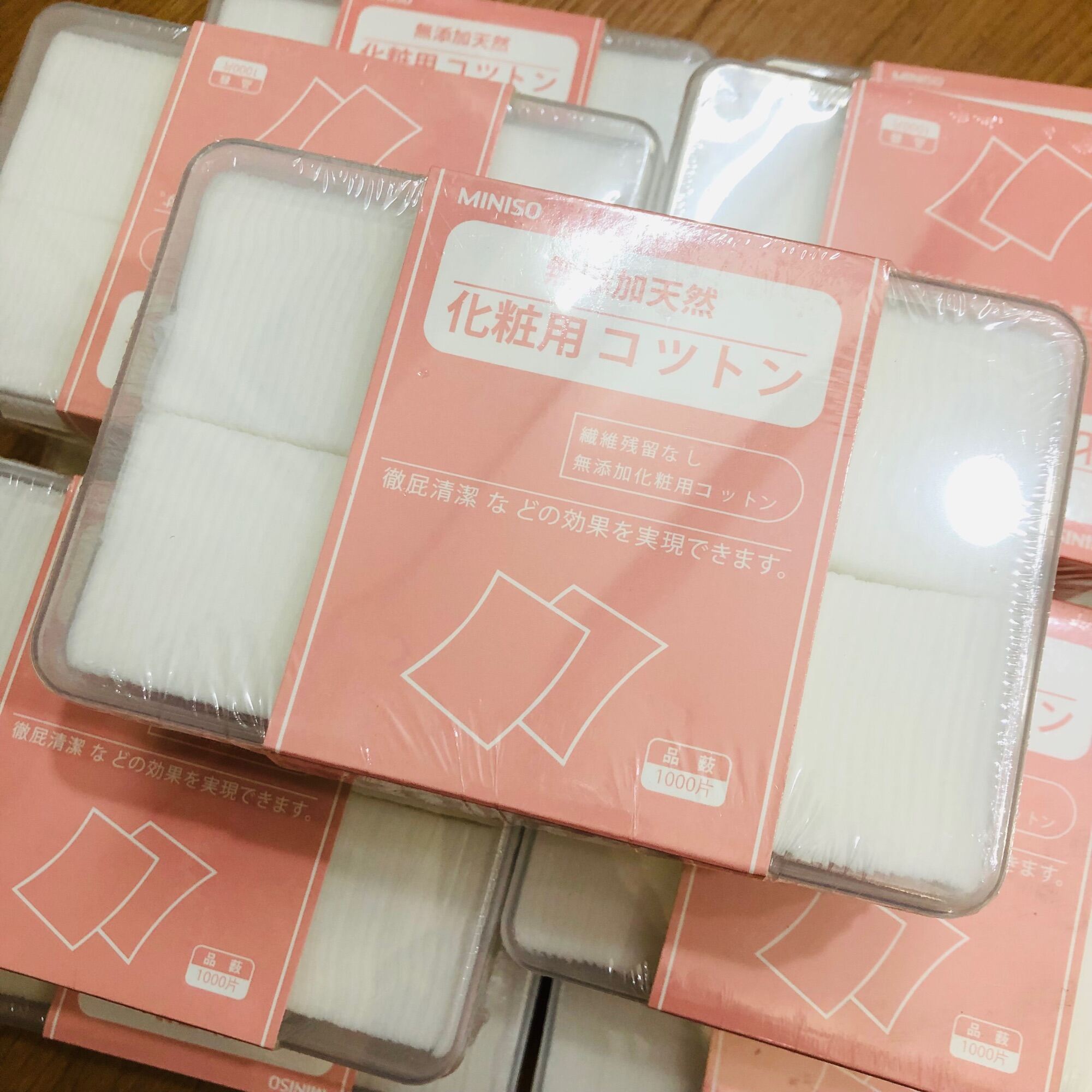 Bông tẩy trang miniso 1000 miếng
