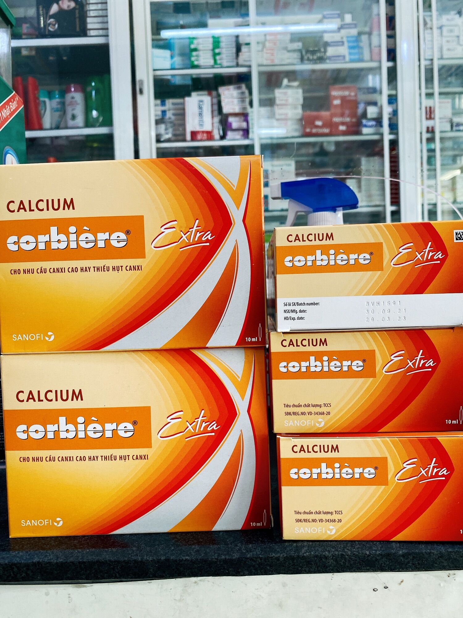 (Mẫu mới) Calcium corbiere extra hộp 30 ốngx10ml