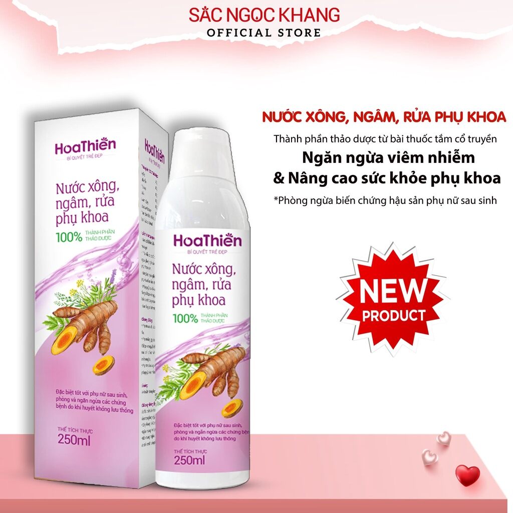 Nước xông ngâm phụ khoa hoa thiên (chai 250ml)