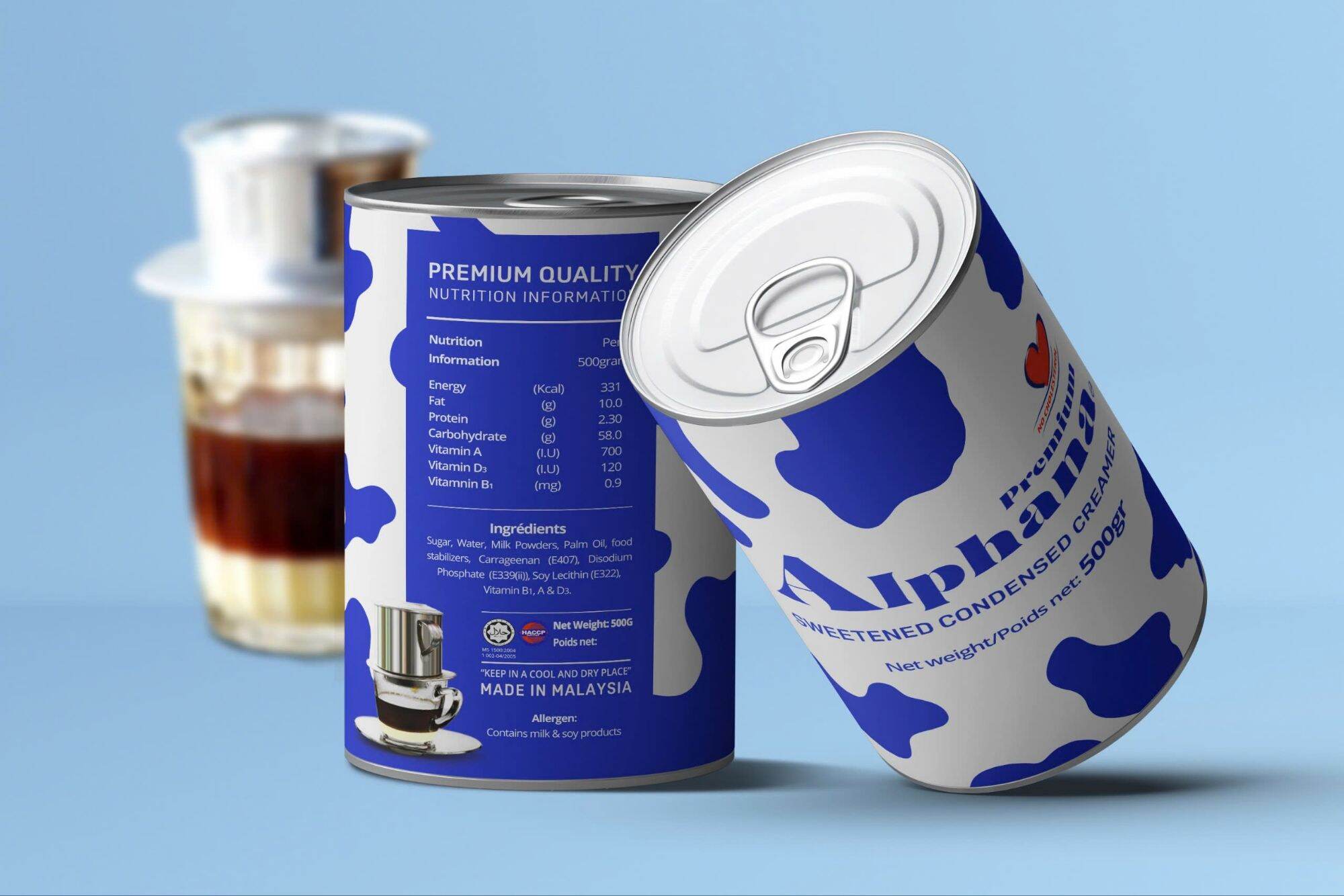 Alphana Condensed Milk 500g Imported from Malaysia