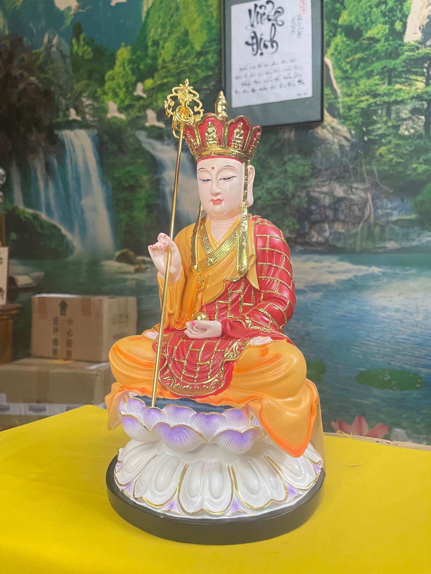 Tượng Địa Tạng cao 30cm