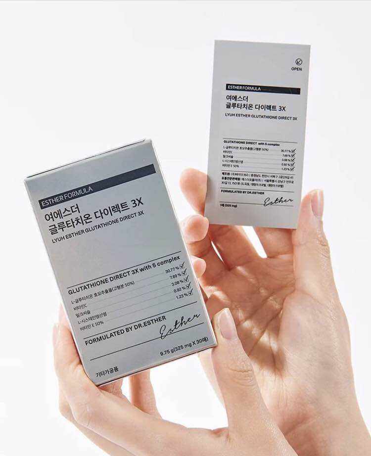 Film Ngậm Trắng Da Dr Esther Formula Glutathione Direct Film 3X Hàn Quốc