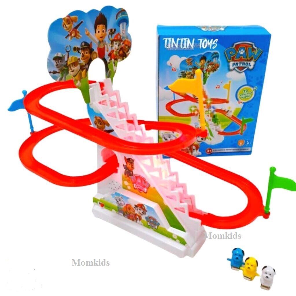 Bộ đồ chơi chó cứu hộ leo cầu thang mẫu mới cho bé