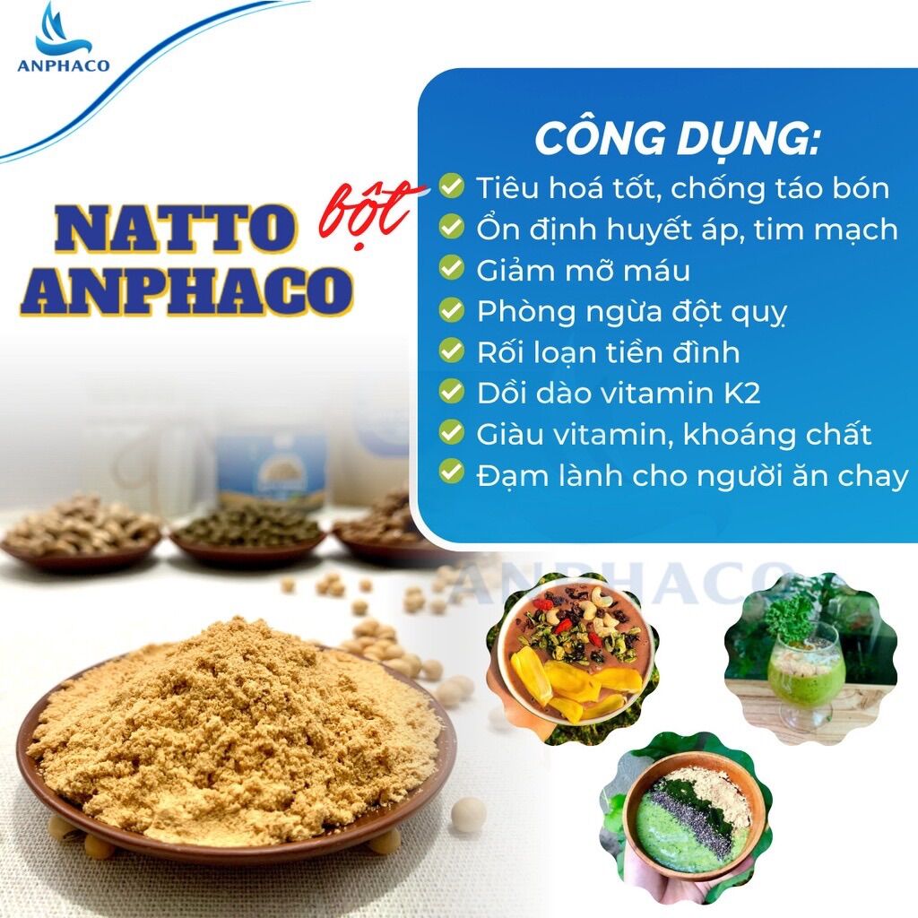 Bột natto anphaco vietheathy 100g