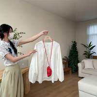 Loowmane | Áo Sơ Mi Dễ Thương Có Thêu Hoa Tay Bồng Rộng
