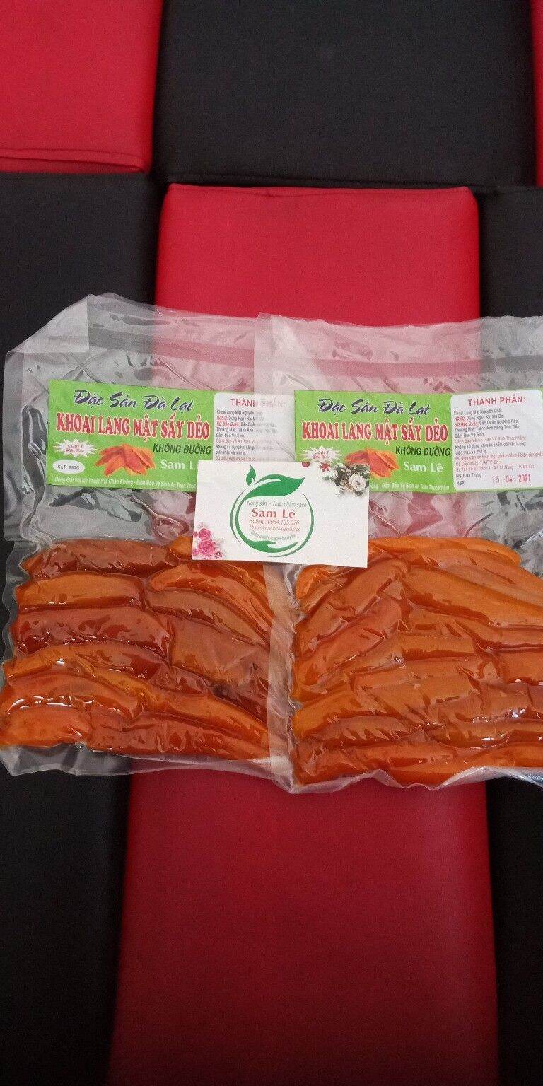 Bịch 250g khoai sấy dẻo - sam lê shop