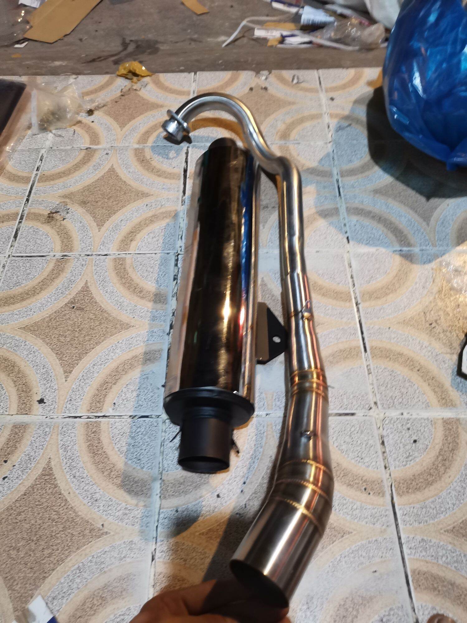 Pô cbr redleo kèm cổ Raider fi satria móc ấm