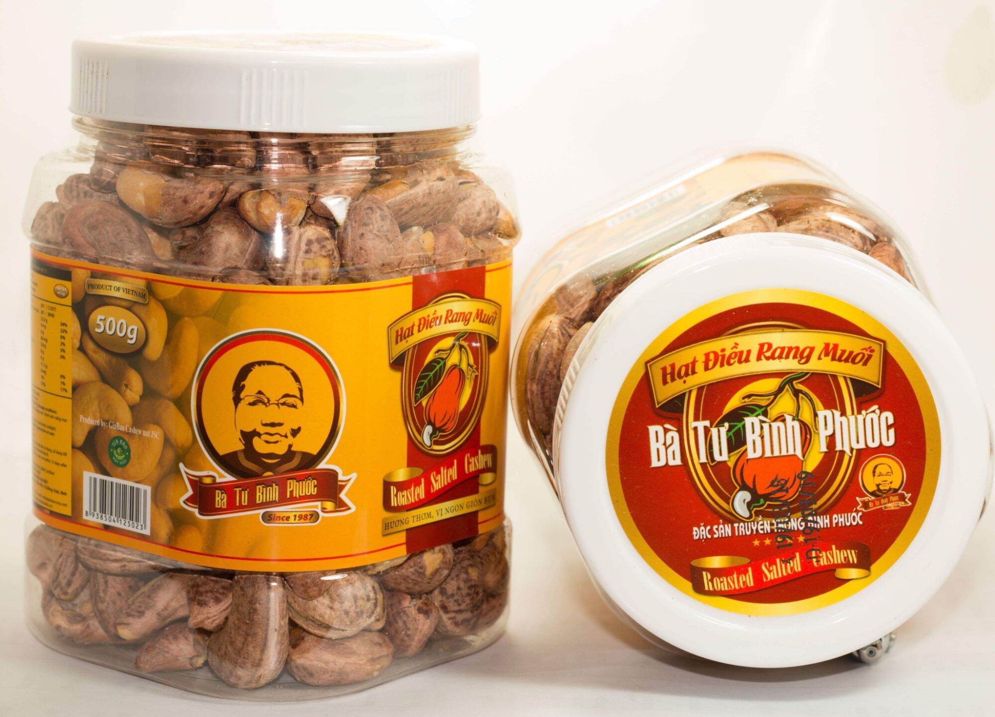 [HCM]Hạt điều vỏ lụa nguyên hạt 500gr loại Ihiệu Bà Tư Bình Phước.
