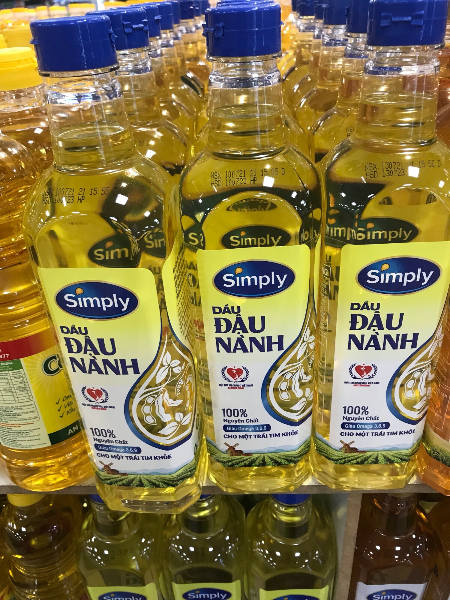 Dầu đậu nành nguyên chất Simply - 1 lit