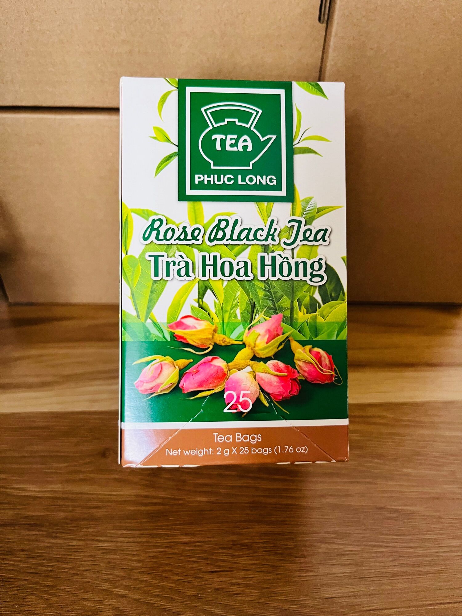Trà Hoa Hồng Túi Lọc Phúc Long 25 tép 2g