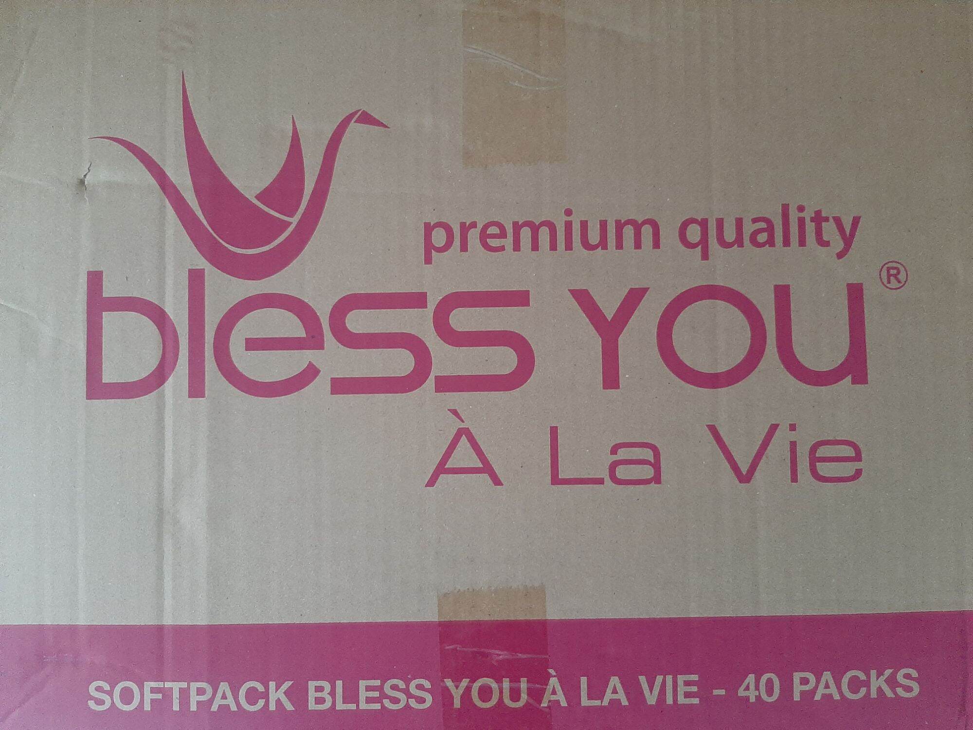 ( HCM ) 1 thùng khăn giấy rút Bless You (  40 gói ). Loại 250 tờ ( 2 lớp).