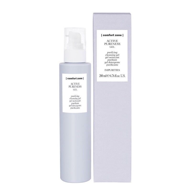 Gel rửa mặt thanh lọc cân bằng dầu Active Pureness Gel Comfort Zone. Gel rửa mặt thanh lọc da cho da dầu mụn