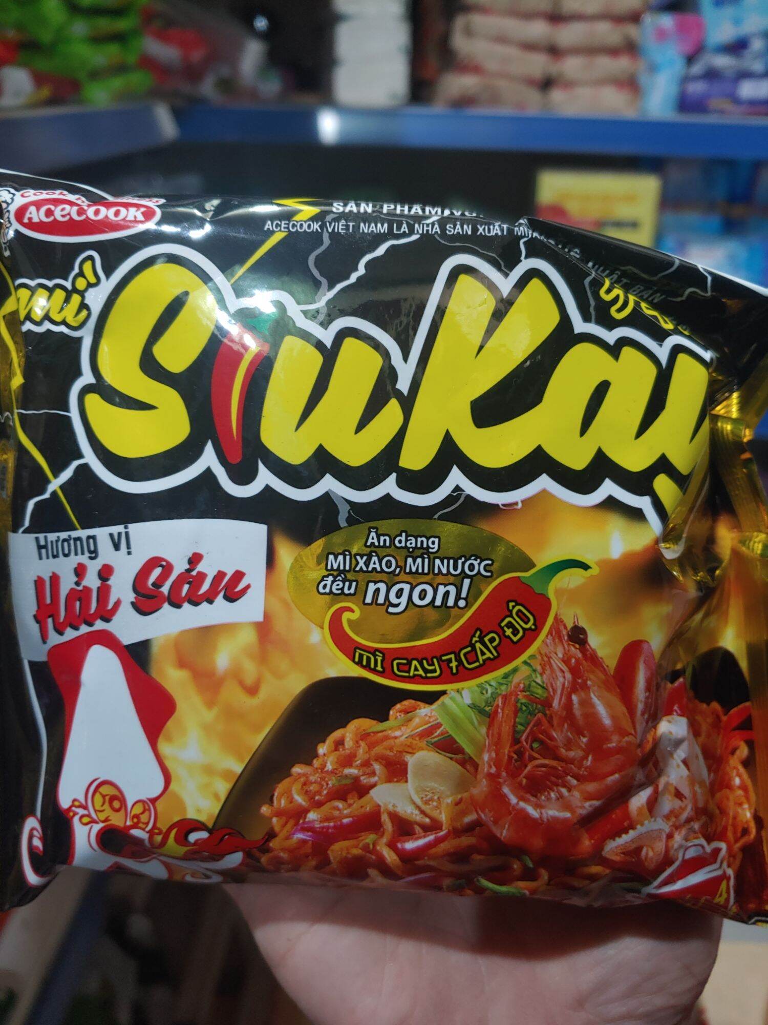 Mì siu kay bò / hải sản
