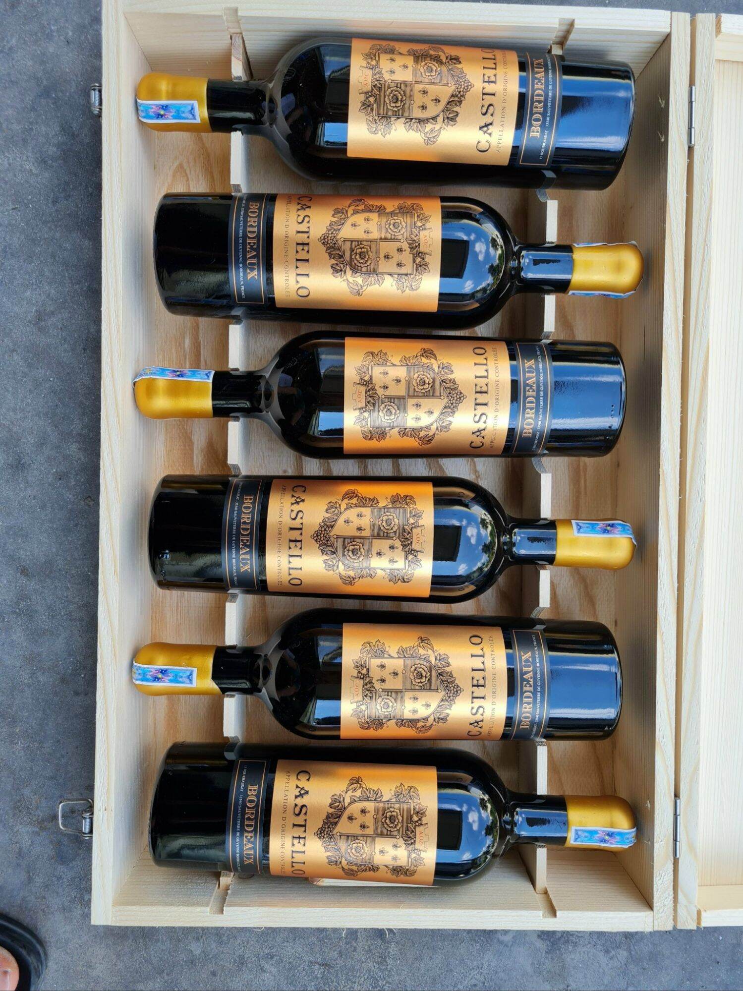 R.ươu vang phap castello 14.3 aoc