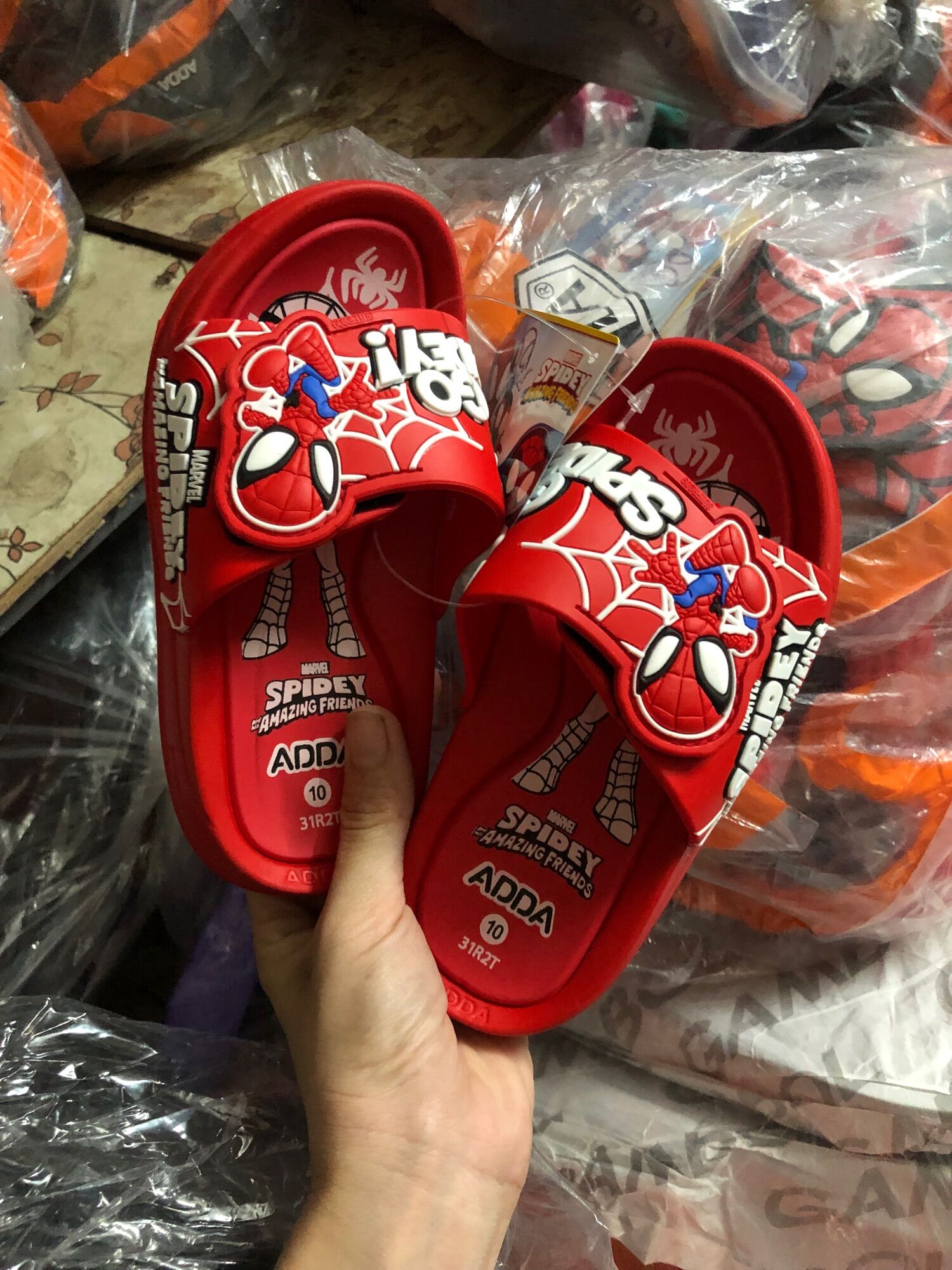 Dép bé Trai- Dép siêu nhân adda 31r2t ThaiLan