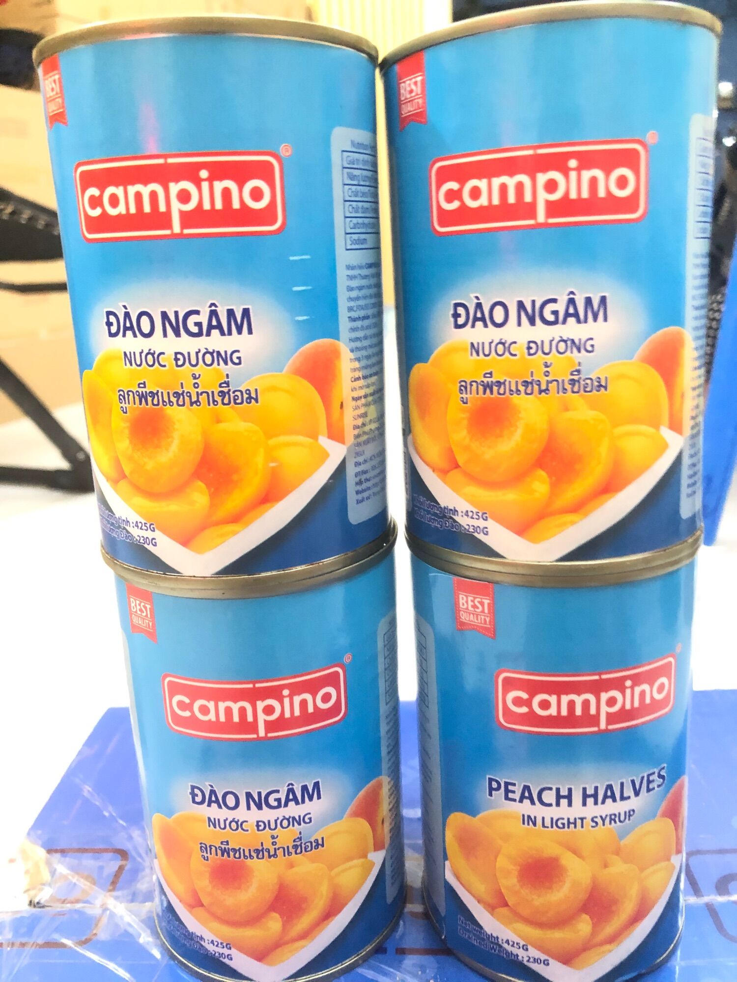 Đào ngâm nước đường 425gr