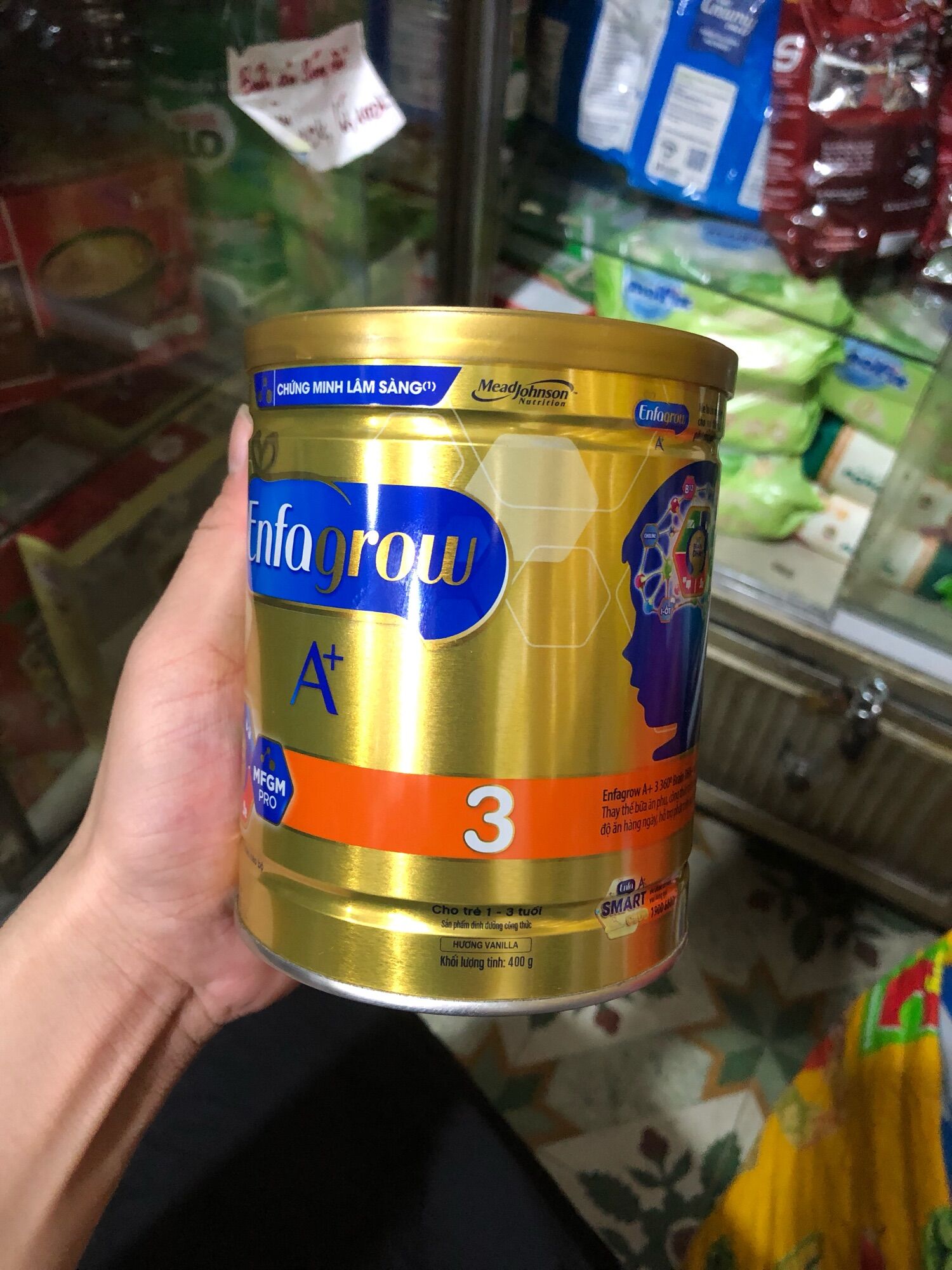 Sữa bột enfa grow a+ 3 400g date 2023