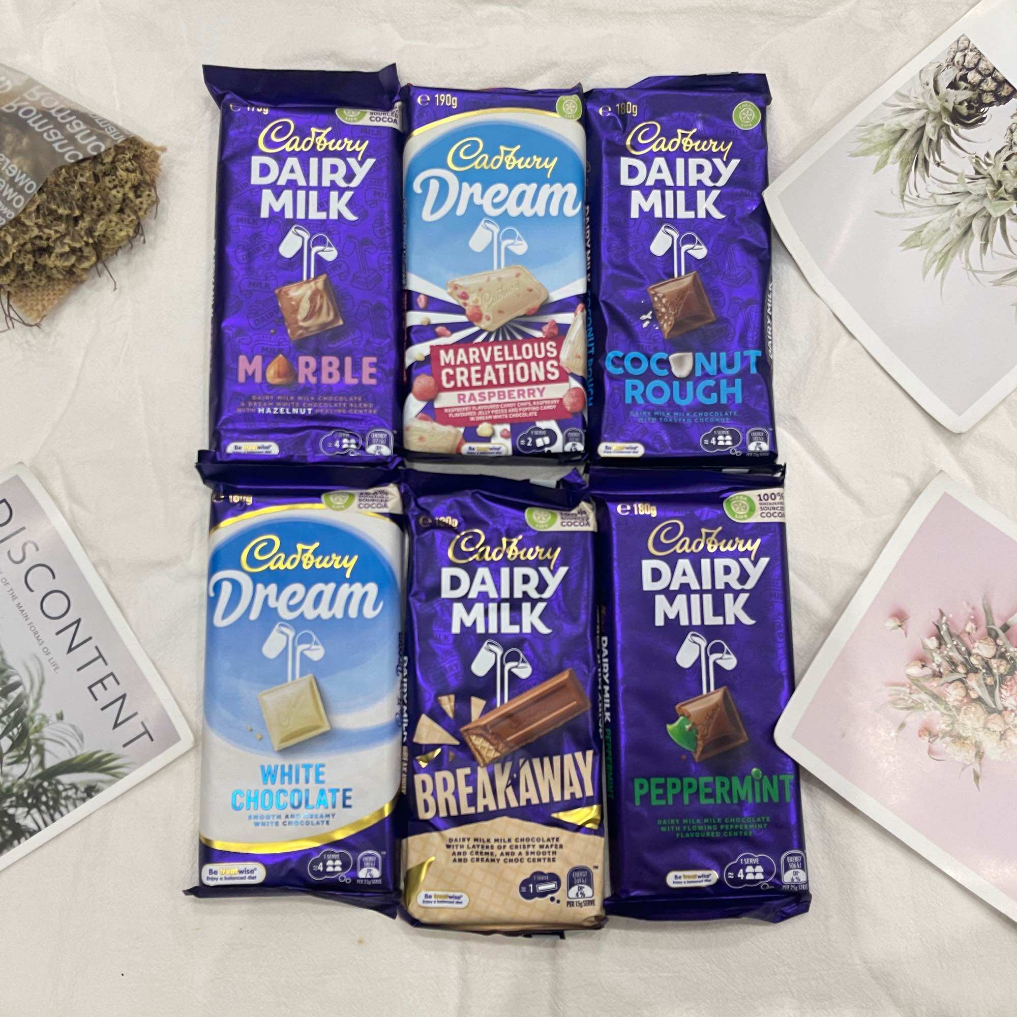 Socola Cadbury DAIRY MILK dạng thanh 180gram nhập Úc