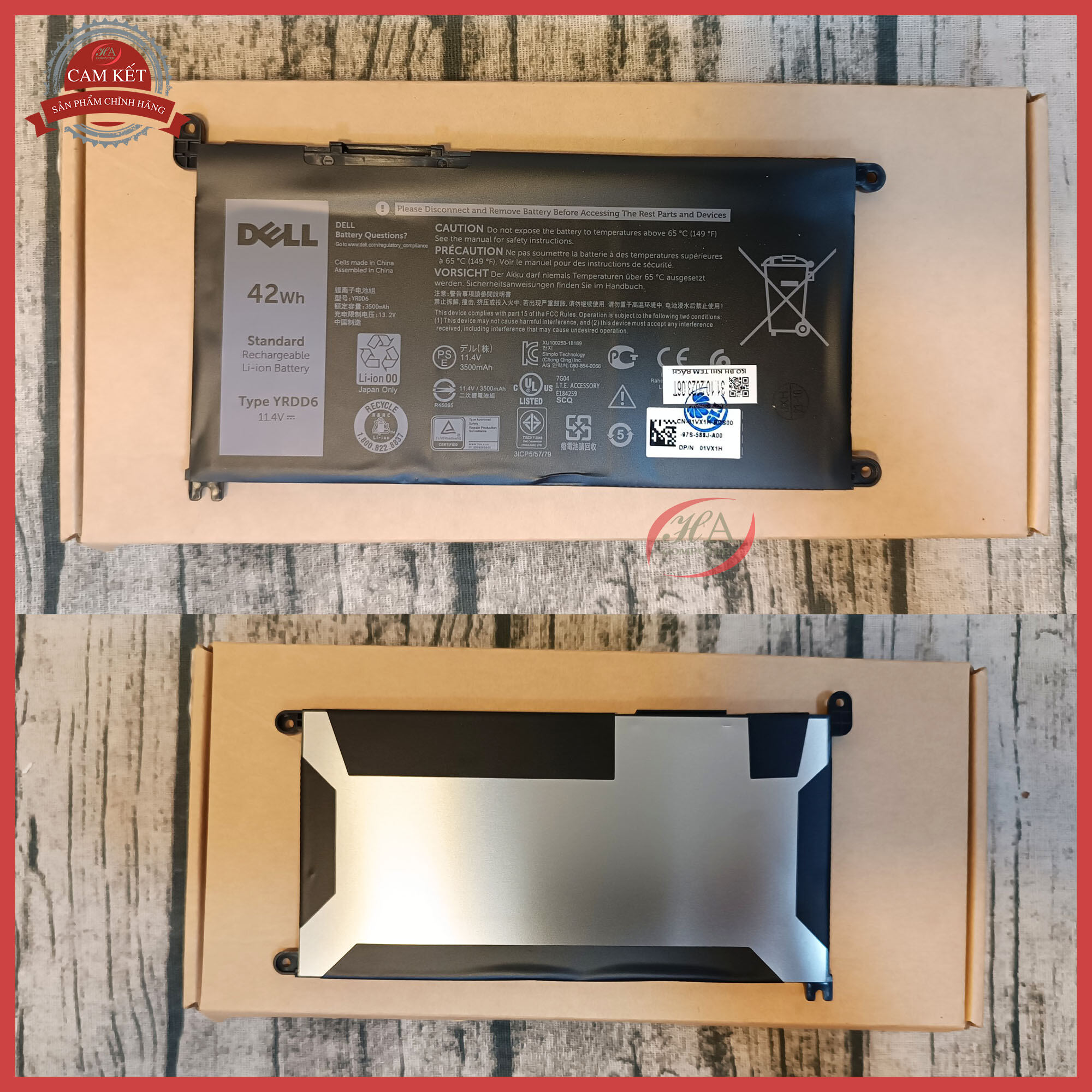 Pin dell Inspiron 3580